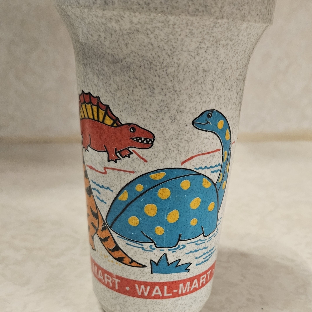 Dinosaur Print Gray Tumbler